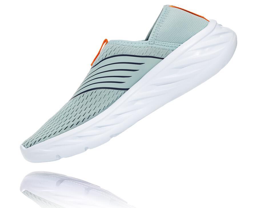 Hoka One One Sandalet Kadın Mavi/Beyaz - Ora Recovery - CV1805374